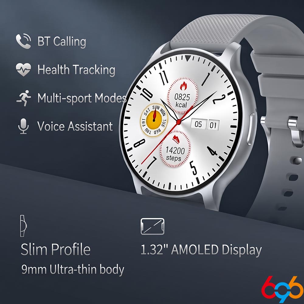 Smartwatch Watches Price - Montre connectée AMOLED fine de 1,32
