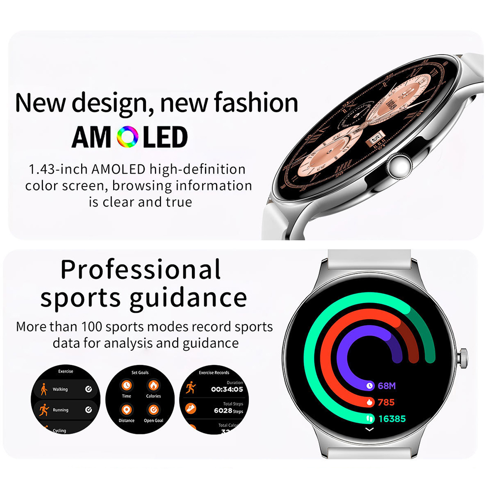 Montre connectée ultra-fine AM - Watches Ladies Smartwatch avis et prix