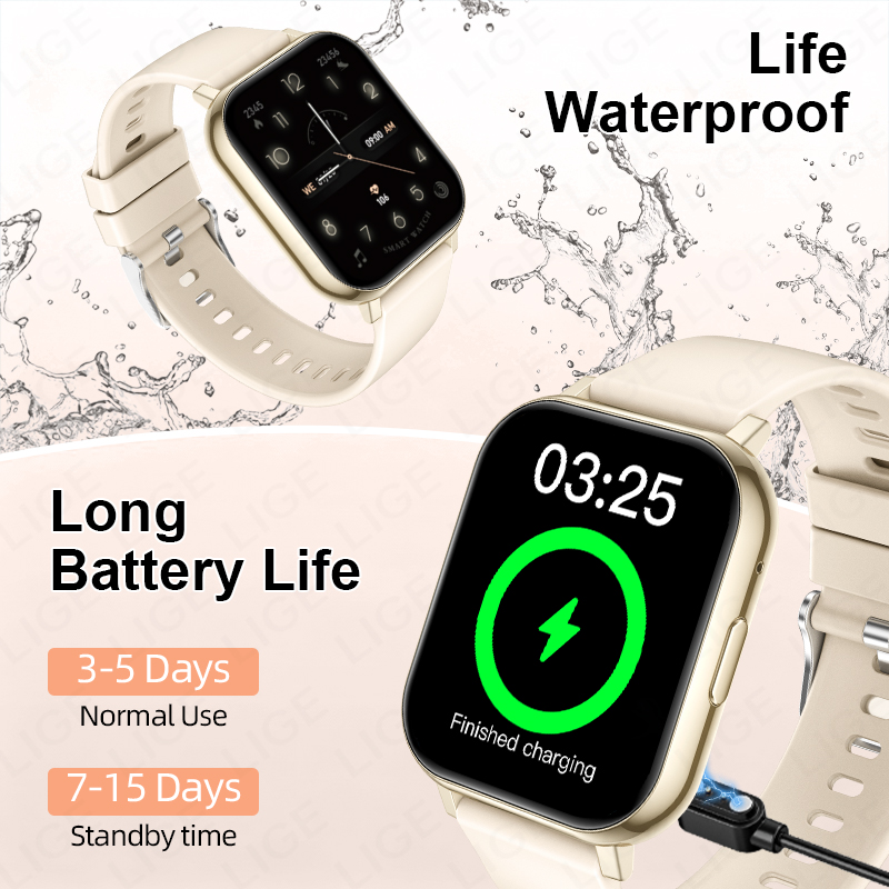 LIGE – montre connectée HD pou - Smartwatch Watches Price avis et prix