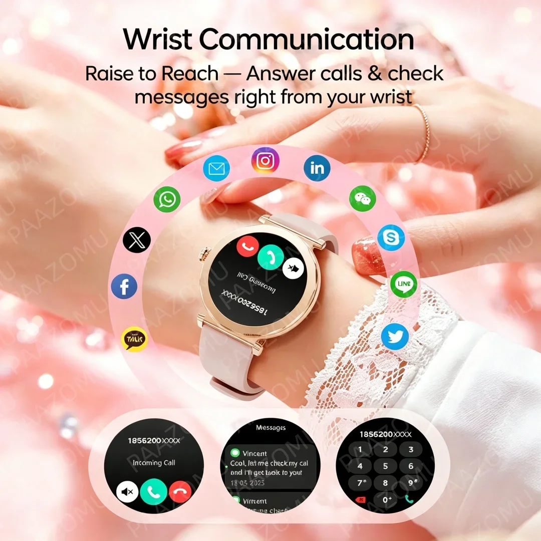 Montre connectée pour femmes e - Watches Ladies Smartwatch avis et prix