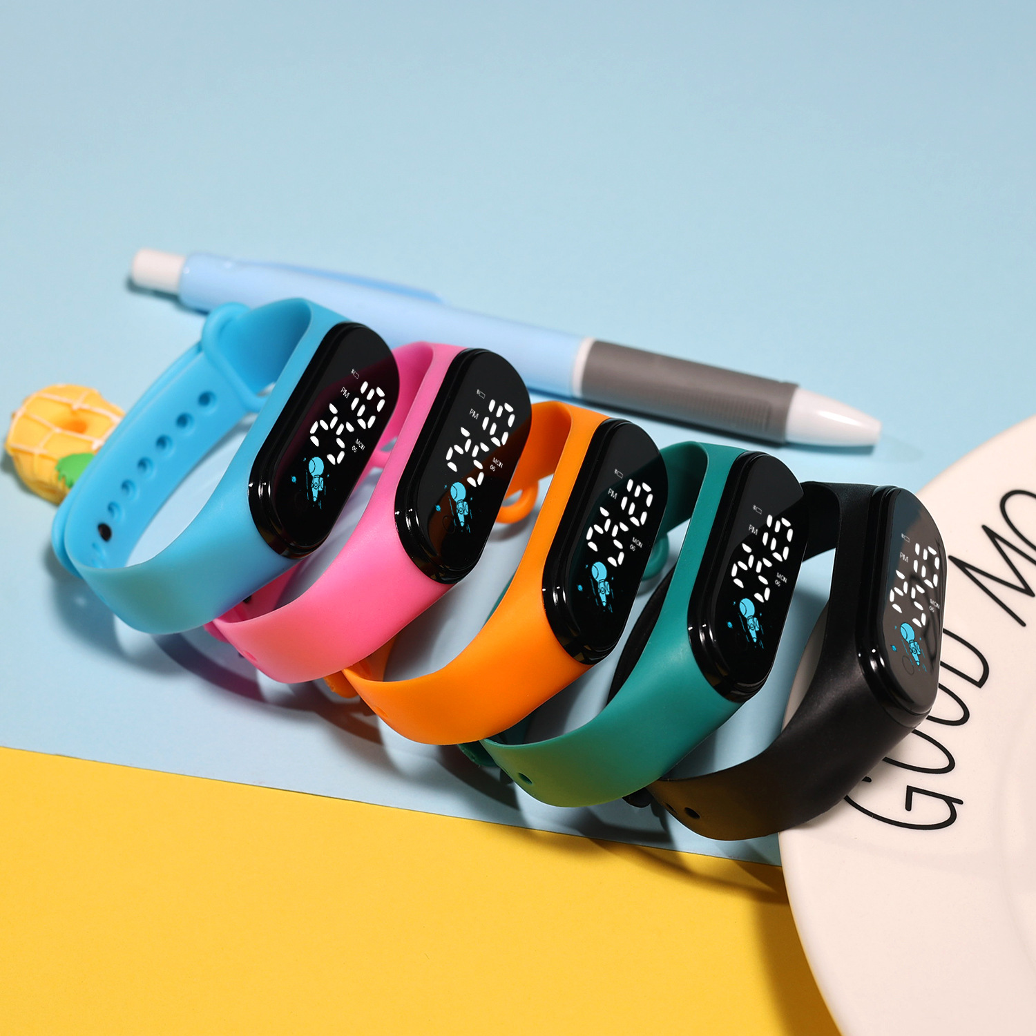 Kawaii montre intelligente pou - Smartwatch Digital Watches For Kid Girl avis et prix